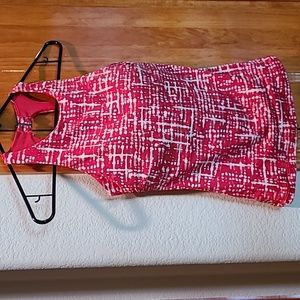 ATHLETA CARDINAL RED AND WHITE TOP 32B/C